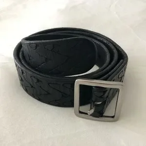 Re/done embossed square buckle belt Redone Embossed Square Buckle Belt Re/Done main image 4